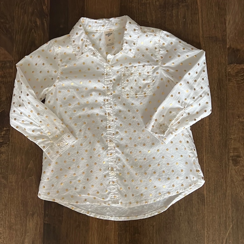 Oshkosh B’Gosh Polka-Dot Button Down